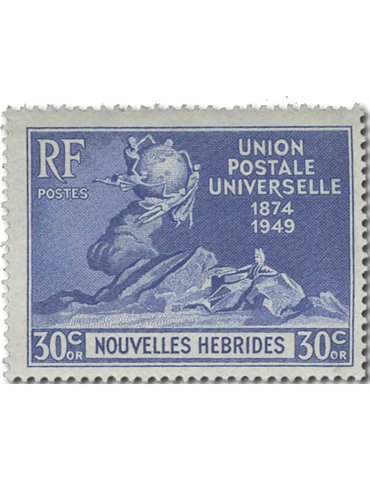 n° 136/139** - Timbre NOUVELLES HEBRIDES Poste
