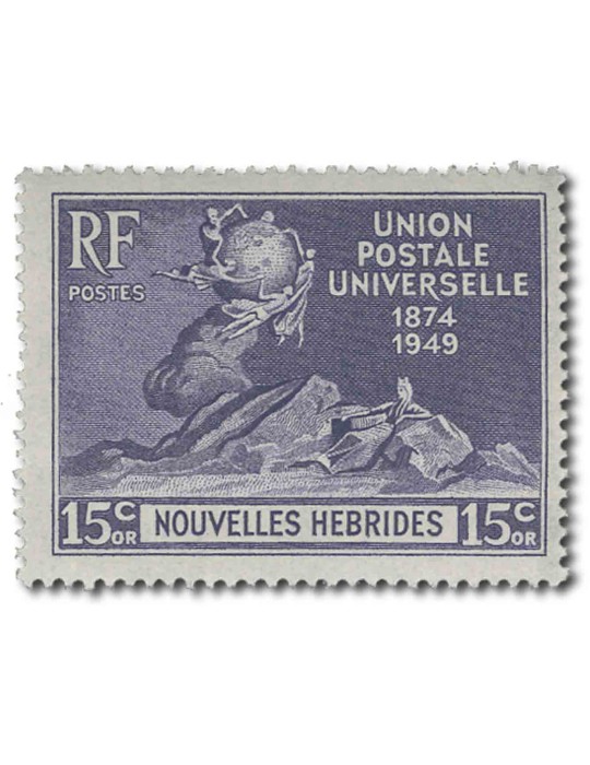 n° 136/139** - Timbre NOUVELLES HEBRIDES Poste