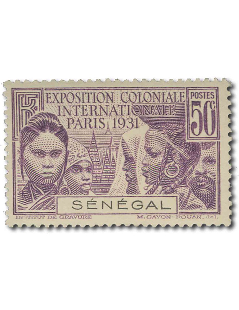 n° 110/113* - Timbre SENEGAL Poste