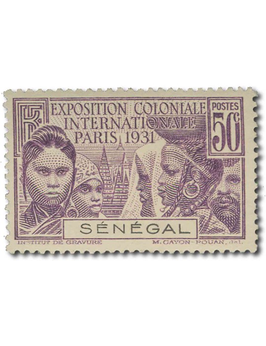 n° 110/113* - Timbre SENEGAL Poste