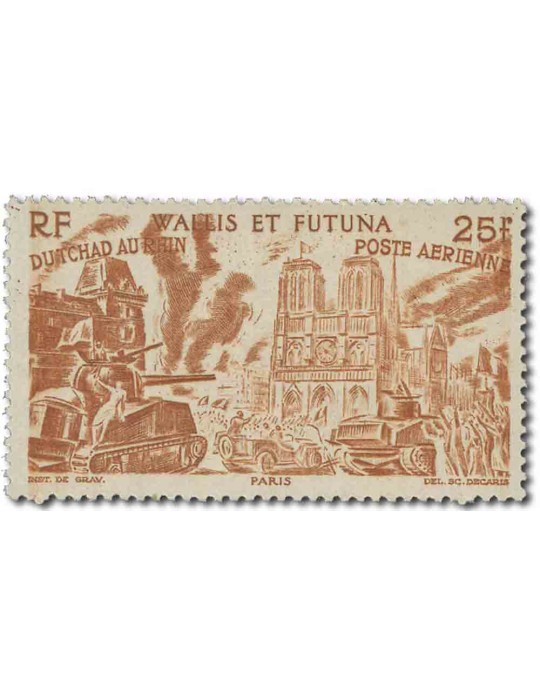 n° 4/10** - Timbre WALLIS ET FUTUNA Poste Aerienne