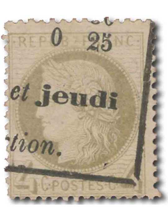 n° 52 obl. - Timbre FRANCE Poste
