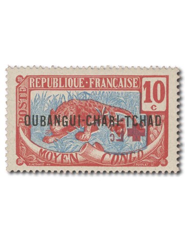 n° 19a** - Timbre OUBANGUI Poste