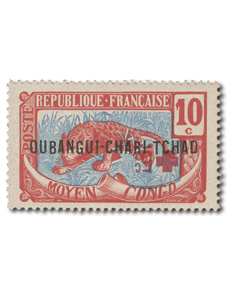 n° 19a** - Timbre OUBANGUI Poste
