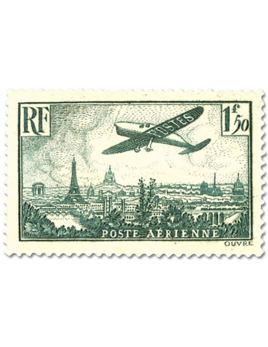 n° 9 -Timbre France Poste aérienne