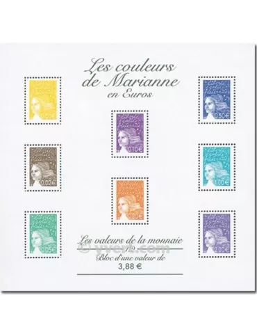 n° 44 -  Timbre France Bloc et feuillets