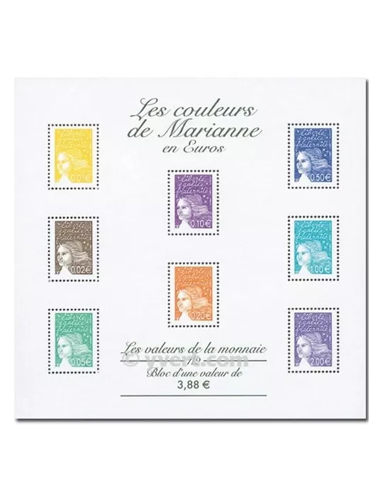 n° 44 -  Timbre France Bloc et feuillets